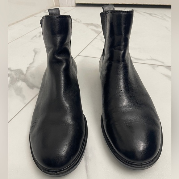 ECCO Women's Black Leather Chelsea Boot Sartorelle Sz39 - Picture 10 of 10
